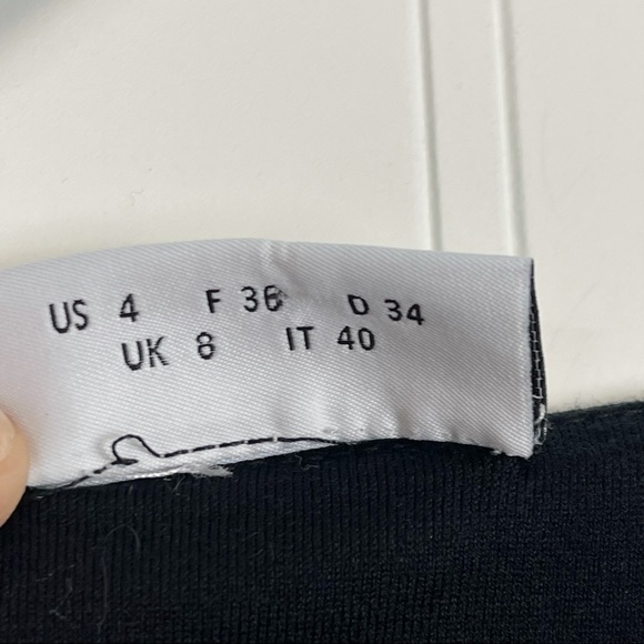 AKRIS PUNTO Square Neck Jersey Knit Top Black - Picture 5 of 6